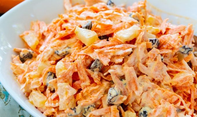 Ensalada Agridulce de Zanahoria